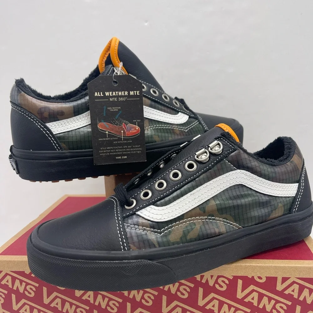 Vans WMNS Old Skool All Weather Mte (Mte) Black/Camouflage Sneakers VN0A348F2TI